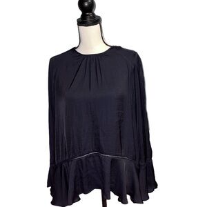 *mossimo- Navy long sleeve shirt